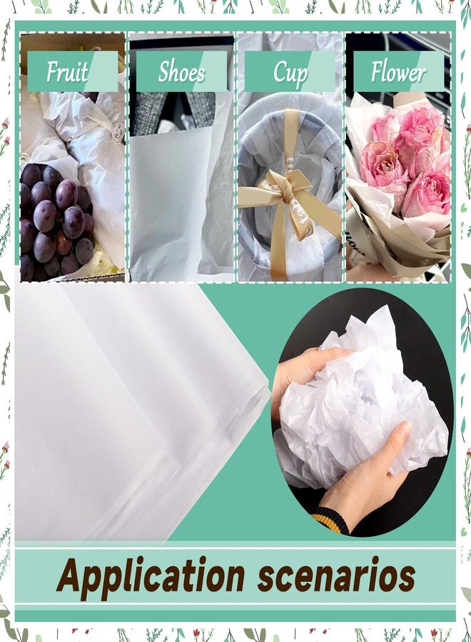 SBYURE 30 Sheets 24 x 36 Inch White Tissue Paper for Gift Bags, Tissue Paper for Packaging, Clothing Storage, Holiday, Birthday and DIY Crafts (30) - Image 4